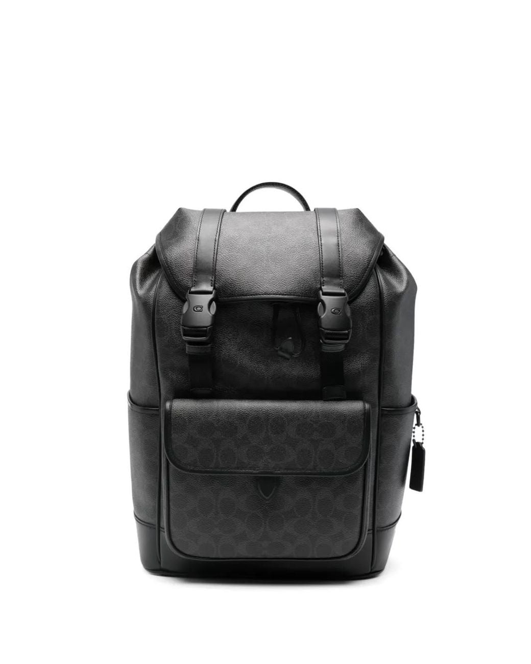 COACH Logo Backpack in Black for Men | Lyst