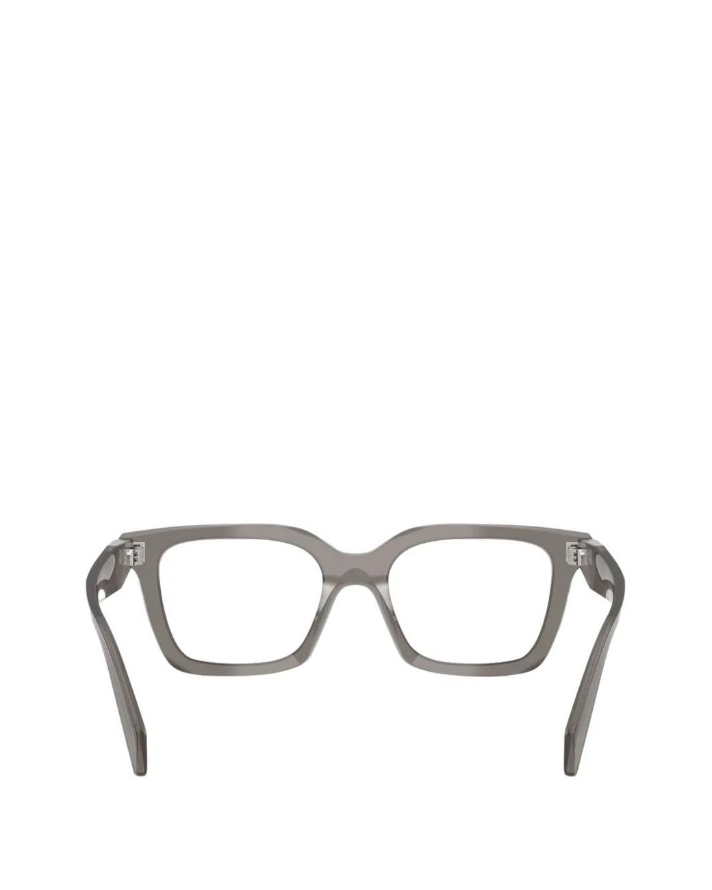 Prada White Square-Frame Glasses
