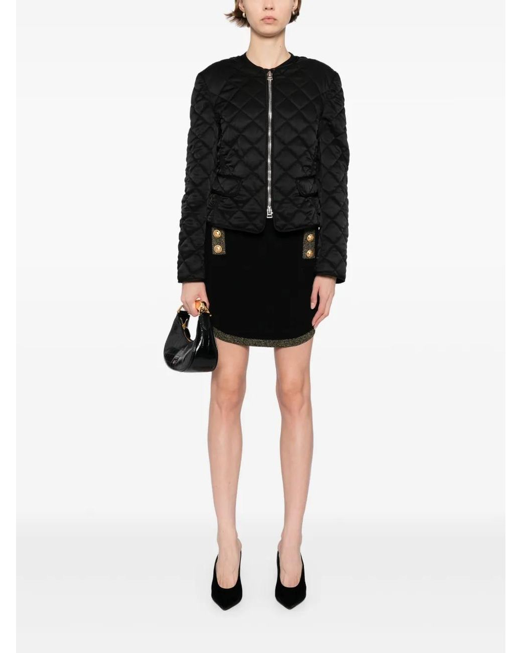 Tom Ford Black Zip-Up Puffer Jacket
