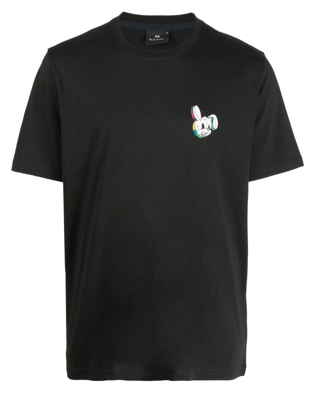 PS by Paul Smith Logo-print Cotton T-shirt in Black for Men | Lyst
