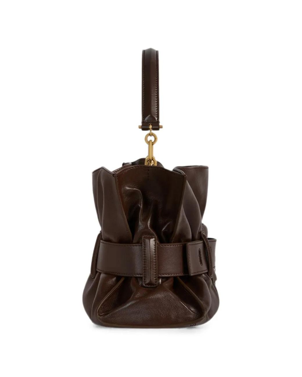 Balmain Brown Anthem Medium Bag