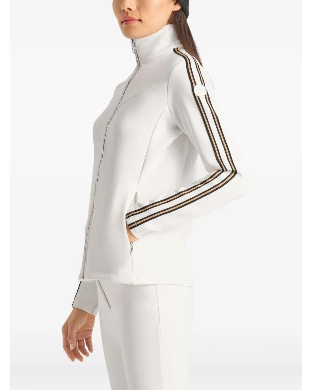Fusalp White Skijacke Mit Reißverschluss