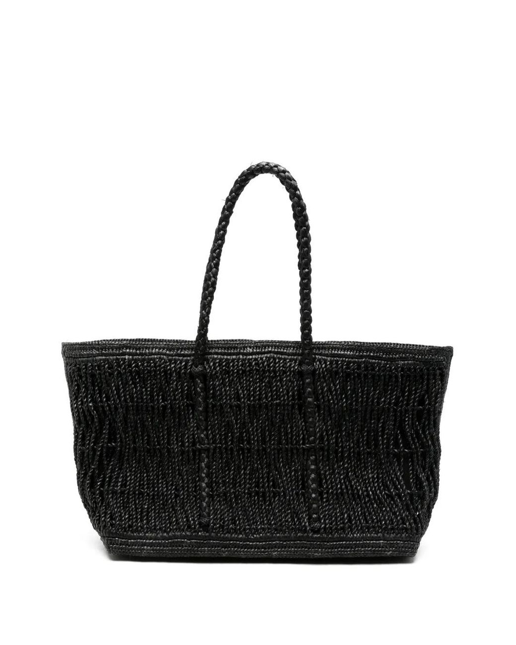 The Row Black Georgica Tote Bag