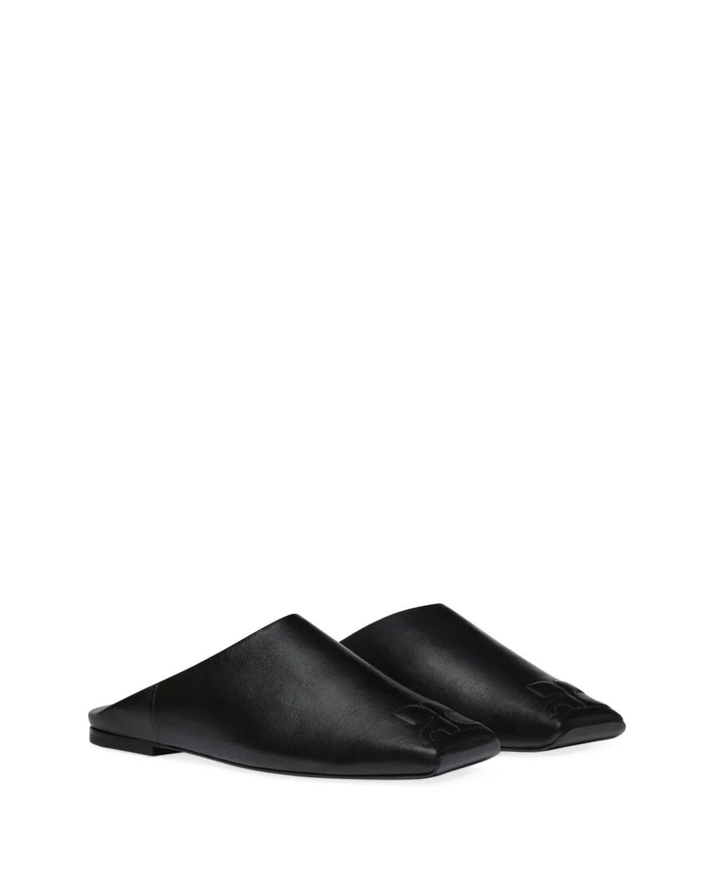 Courreges Black Heritage Mules