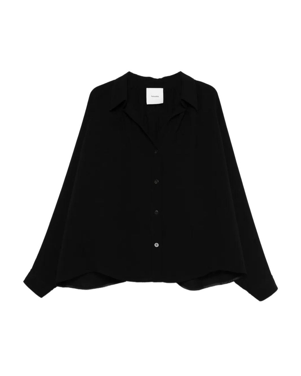 Nanushka Black Ada Shirt