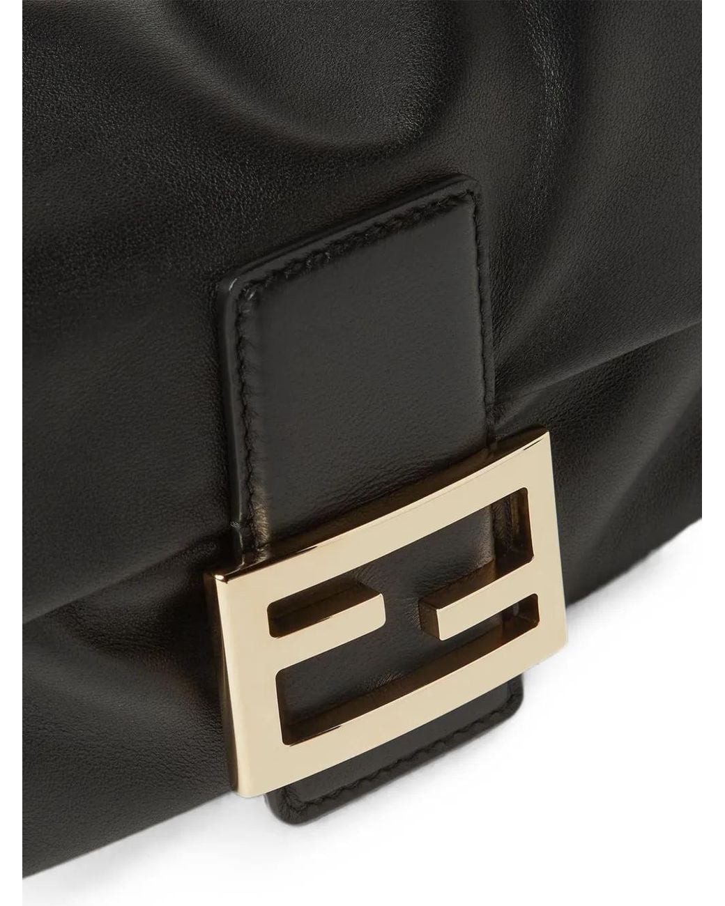 Fendi Black Baguette Soft Small