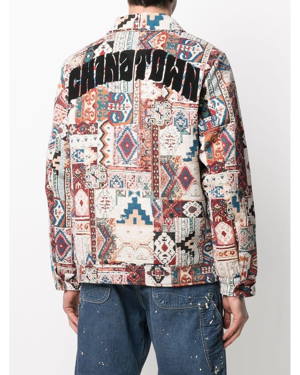 chinatown market patchwork shirt
