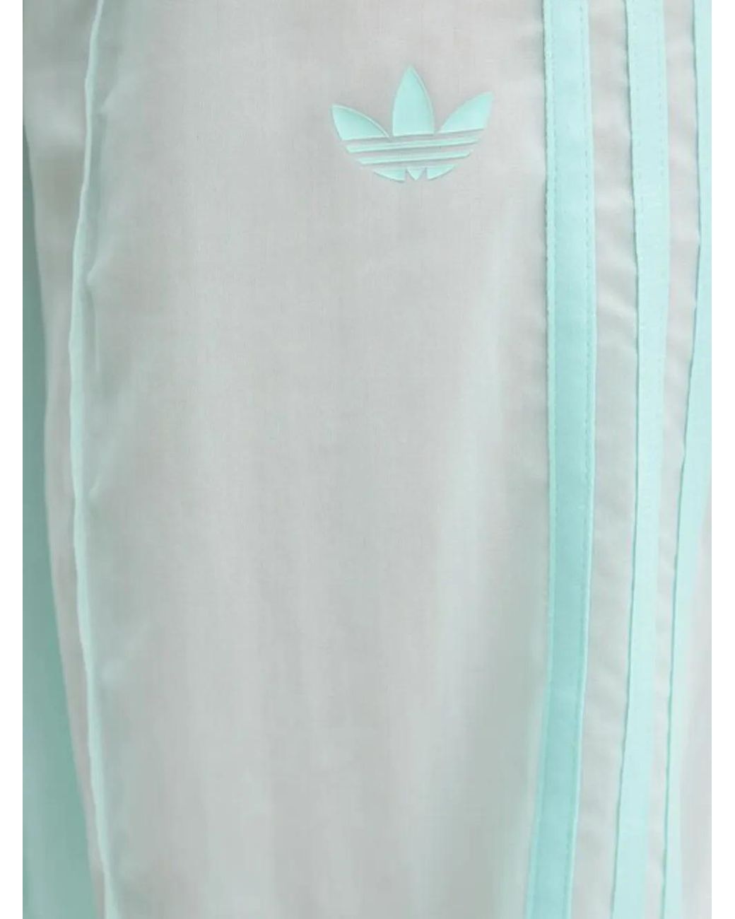Adidas Green Adicolor Three-Stripe Trousers