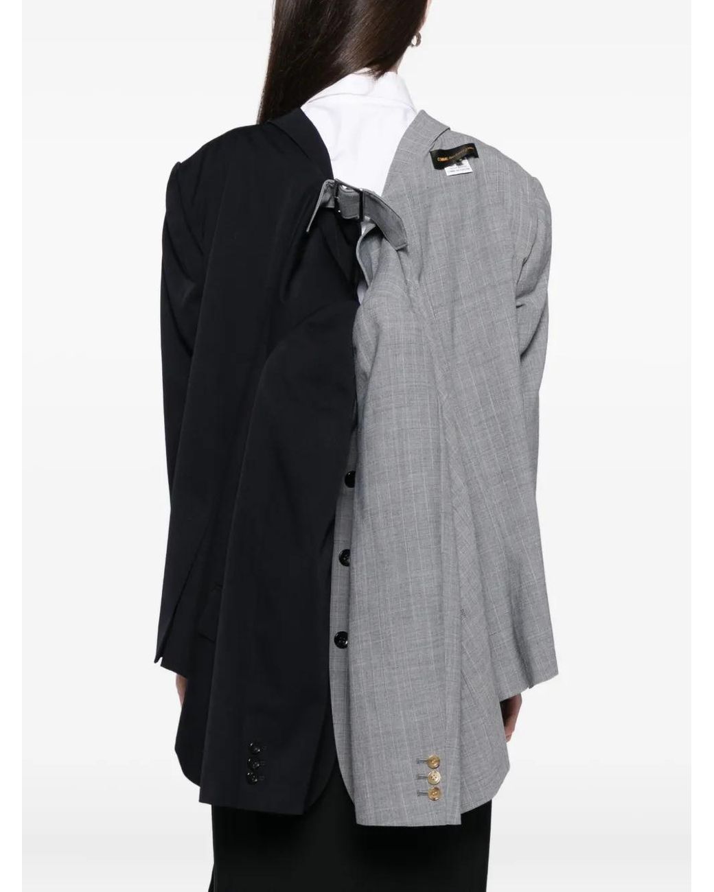 Comme des Garçons Black Checked Jacket