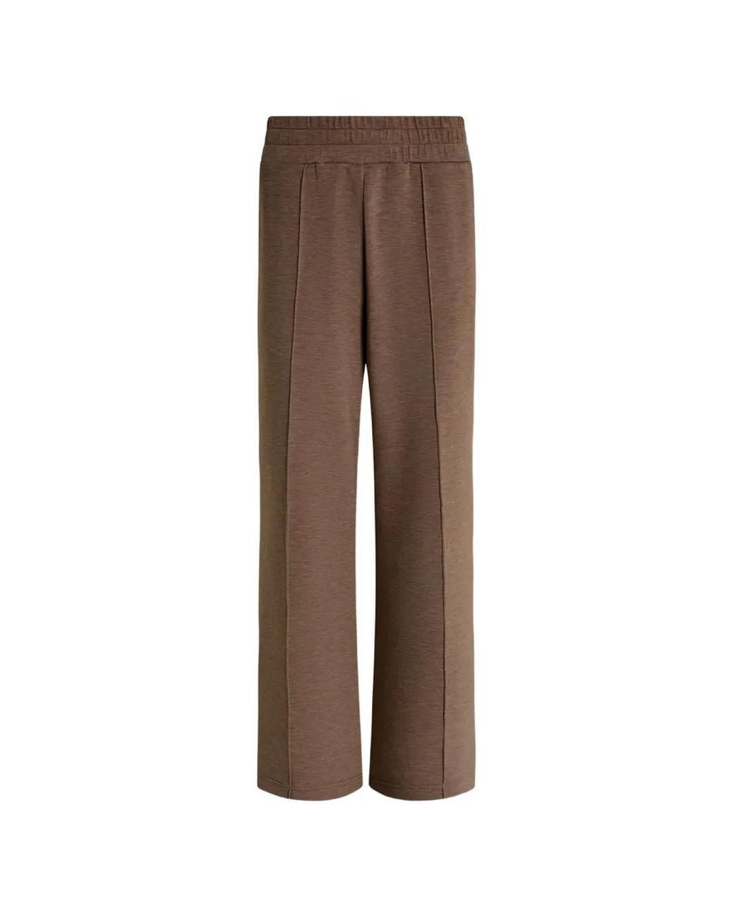 Varley Brown Wide-Leg Trousers