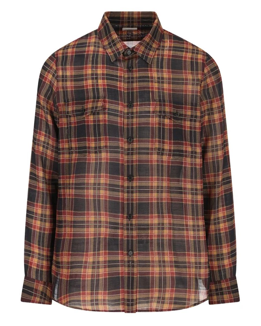 Saint Laurent Brown Shirts for men