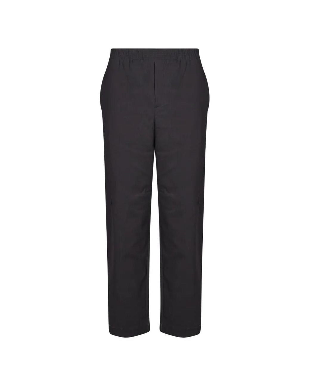 _J.L - A.L_ Blue Yew Elasticated-Waistband Trousers for men