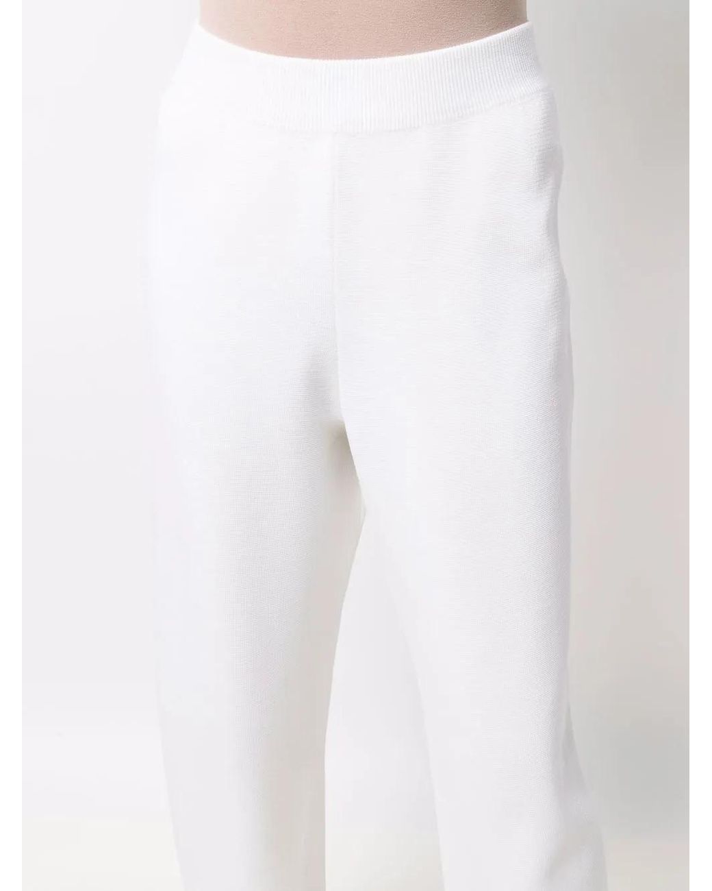 Pantalon À Taille Élastiquée Bally en coloris White
