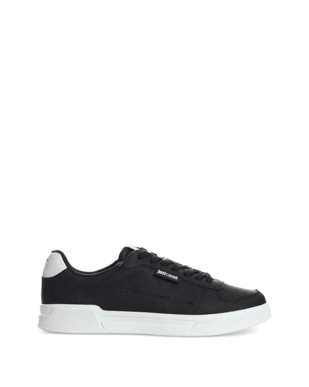 Just Cavalli Black Panelled Sneakers for men