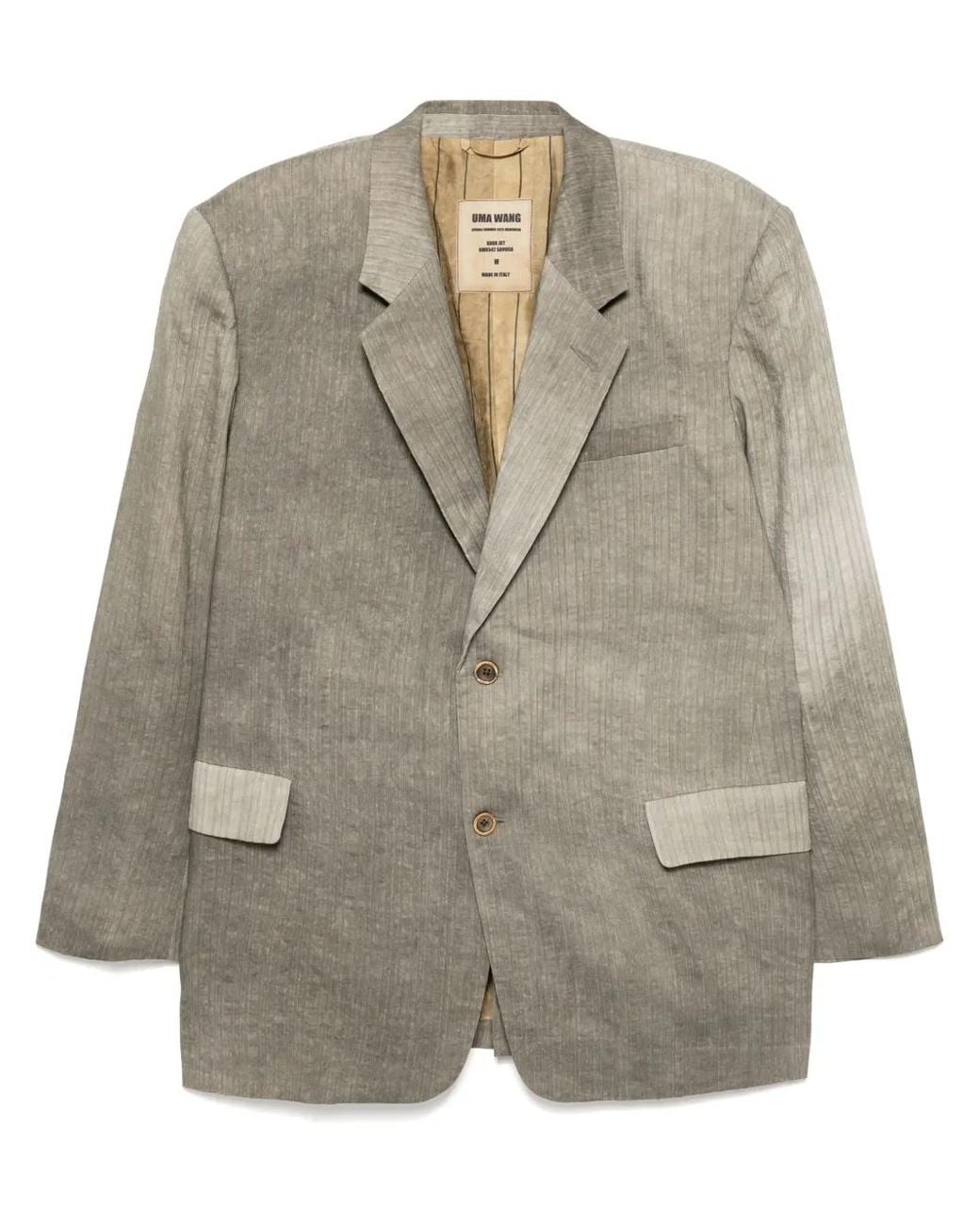 Uma Wang Gray Kava Jacket for men