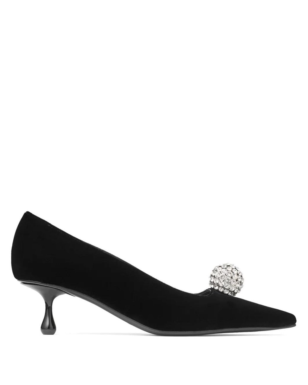 Jimmy Choo Black 50Mm Orb Pumps