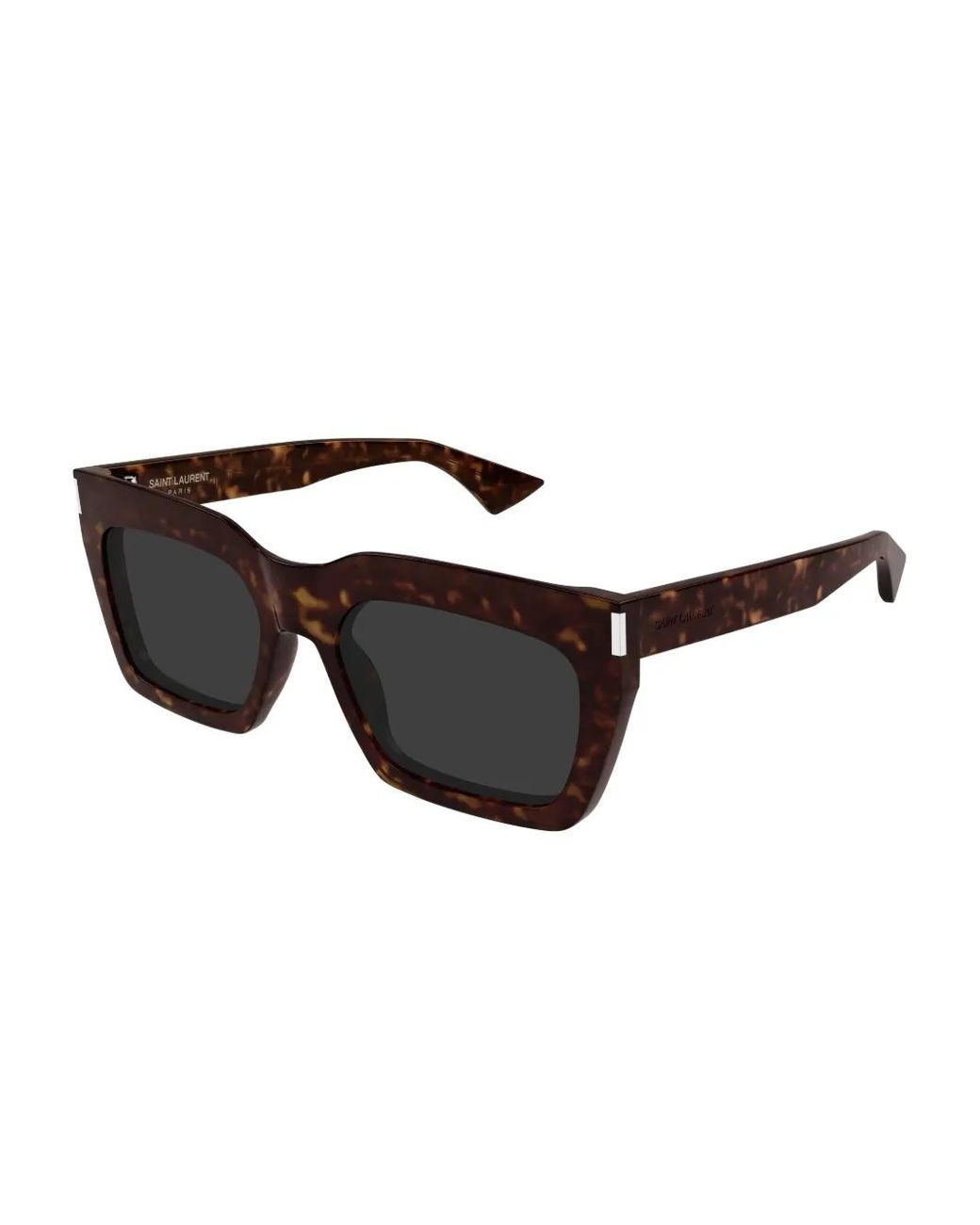 Saint Laurent Black Square-Frame Sunglasses