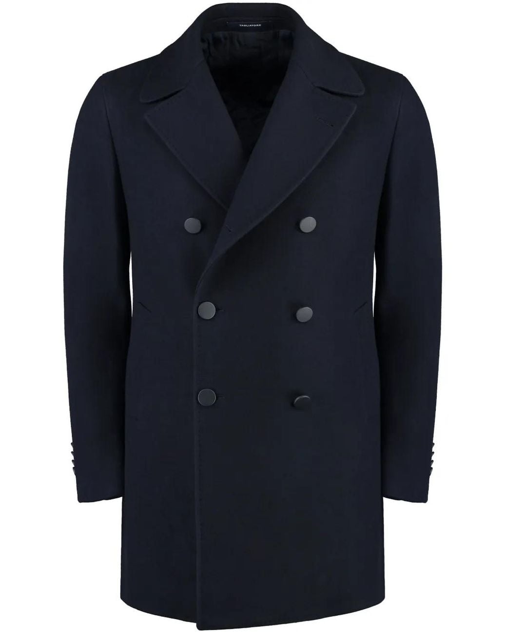 Tagliatore Blue C-Stephan Coat for men