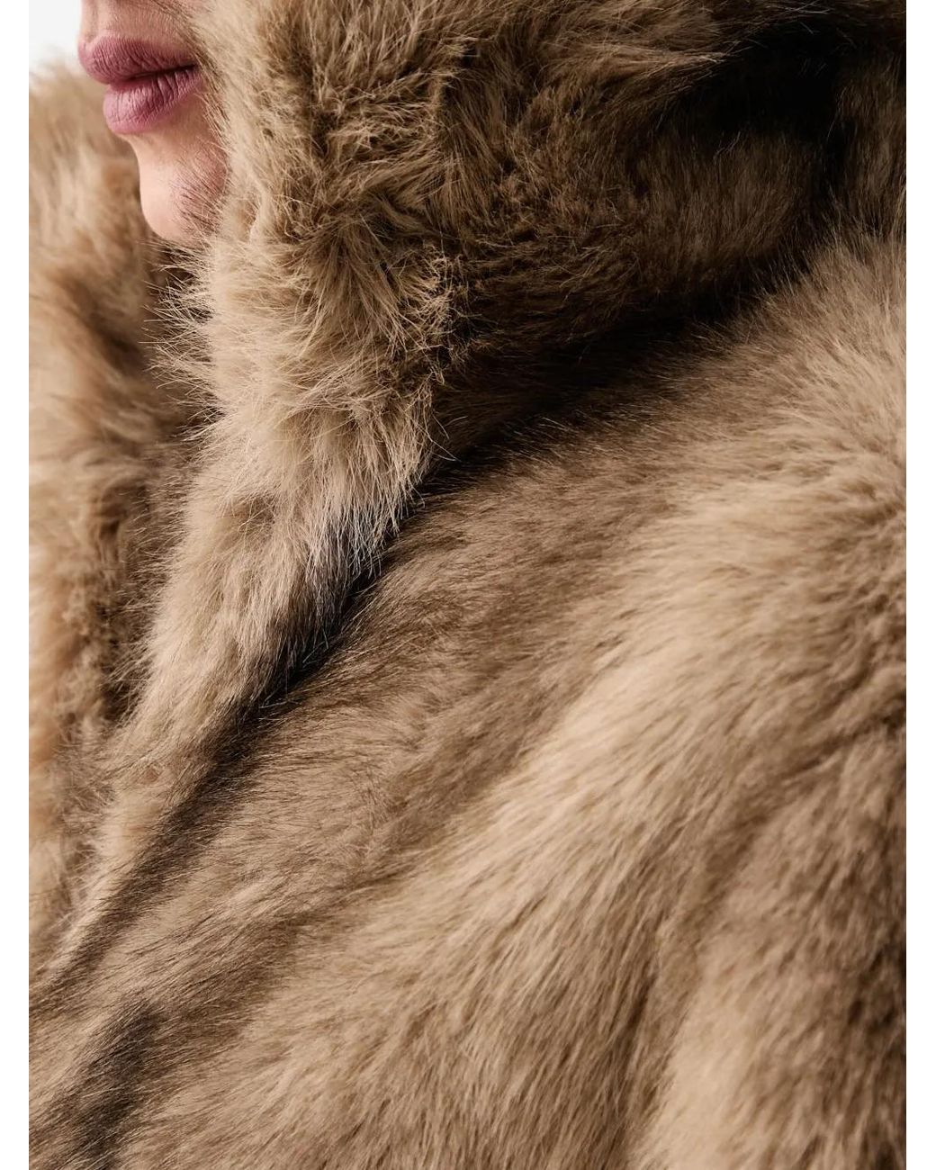 Silvian Heach Brown Faux-Fur Jacket