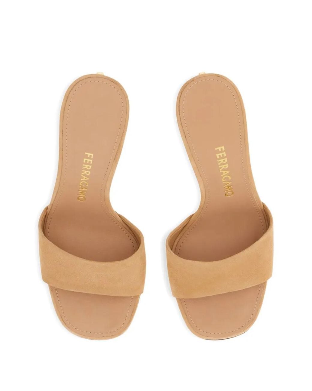 Ferragamo Natural Heel Sandals