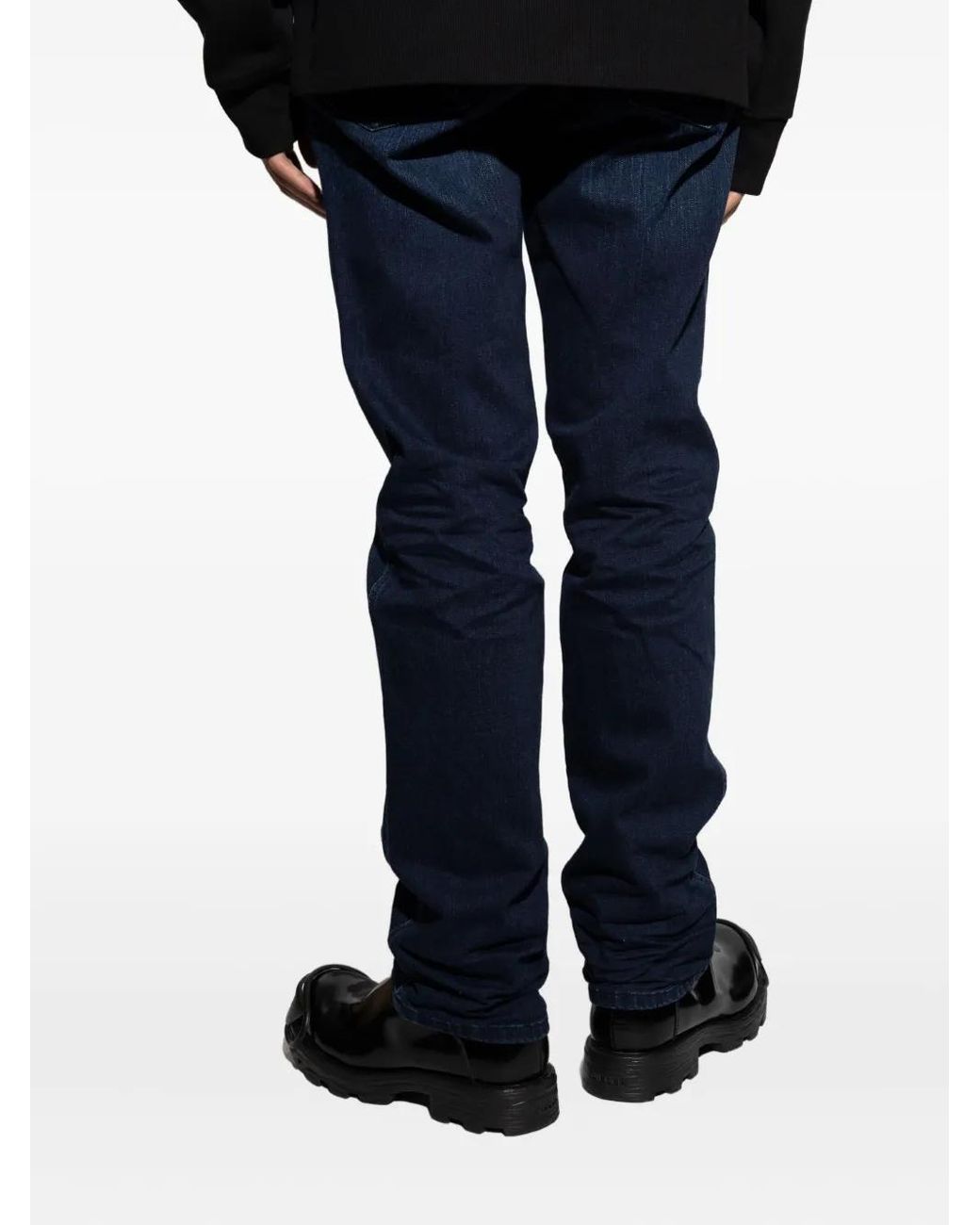 DIESEL Blue 1993 D-Vyl Logo-Plaque Jeans for men
