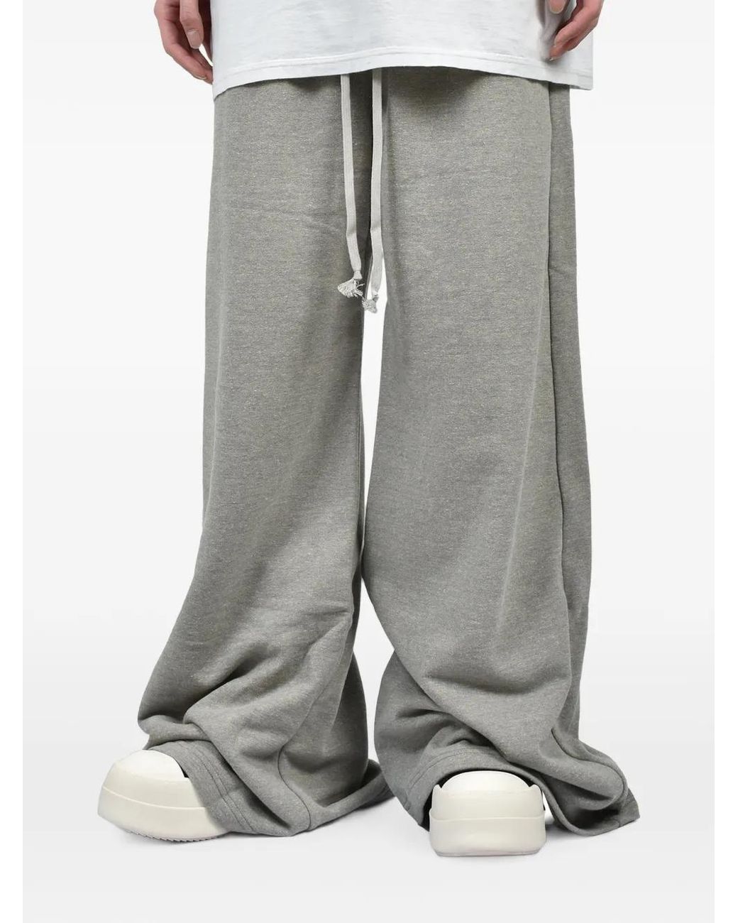 Rick Owens Gray Geth Belas Track Pants for men