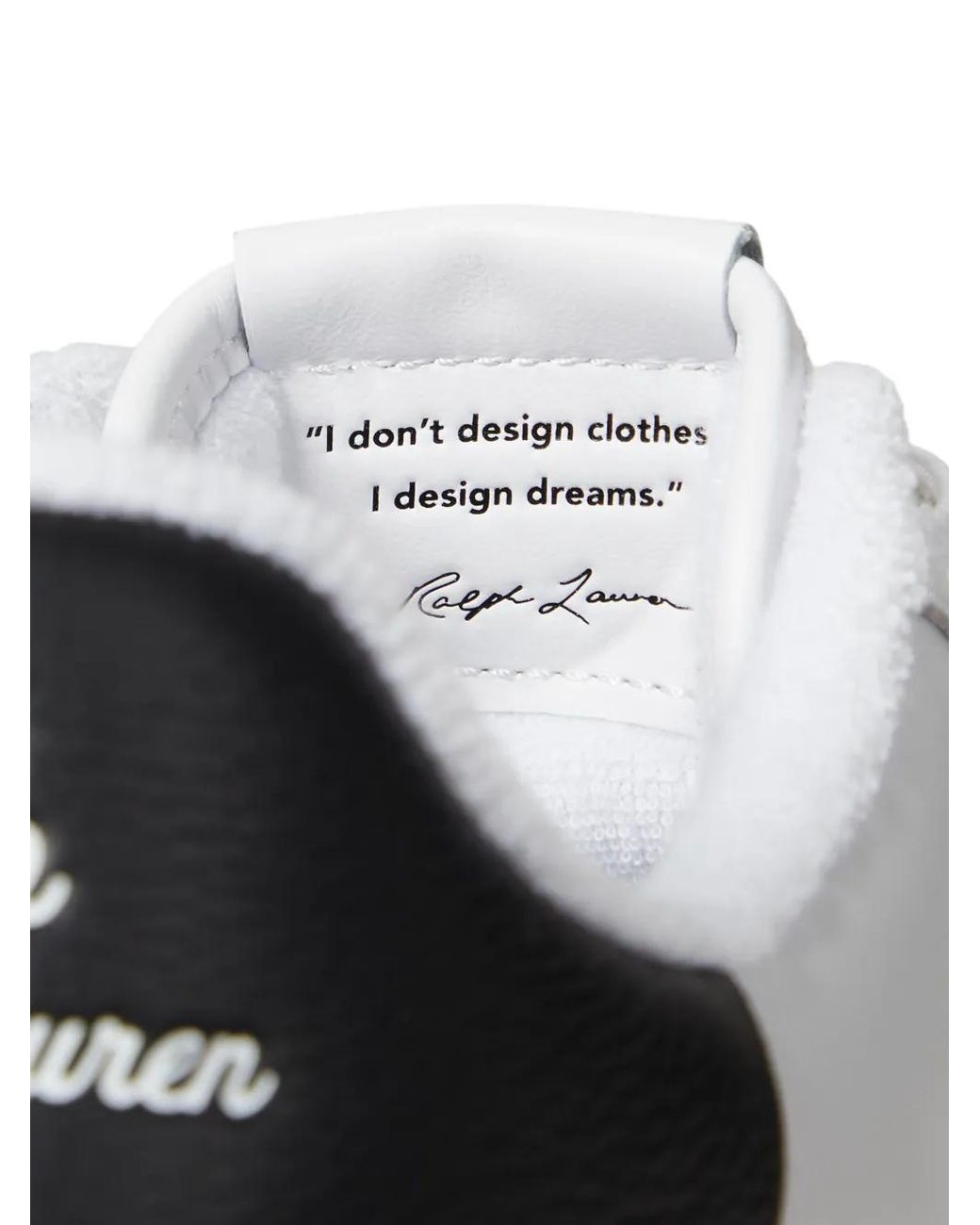 Polo Ralph Lauren White Masters Court Leather Sneakers for men