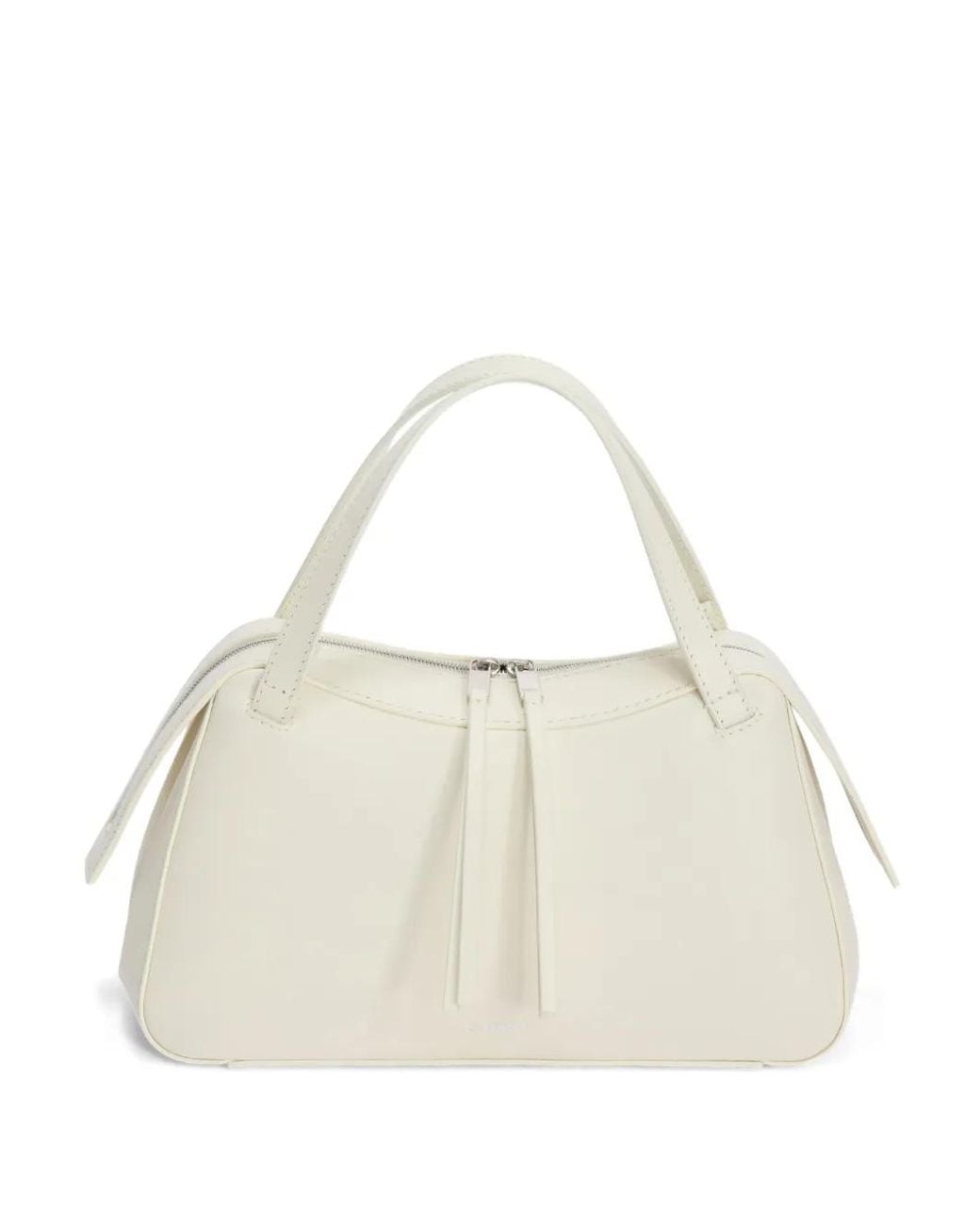 Jil Sander White Dune Small Shoulder Bag