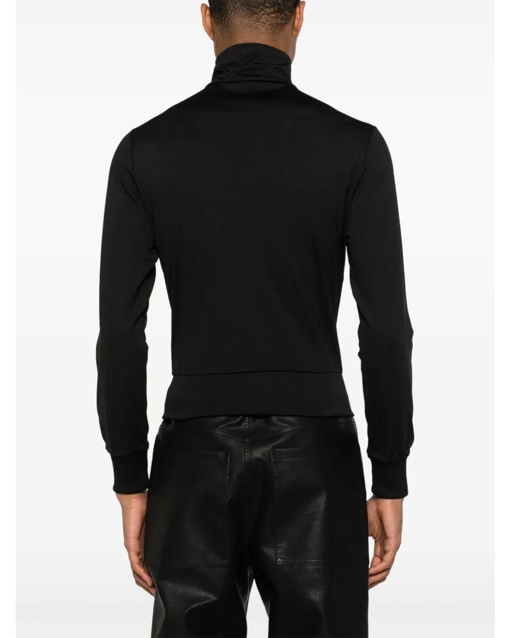 Coperni Black Triangle Cut-Out Track Jacket
