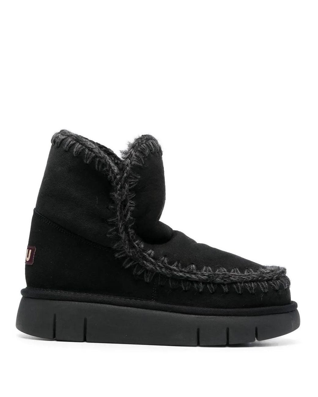Mou Black Eskimo 18 Ankle Boots