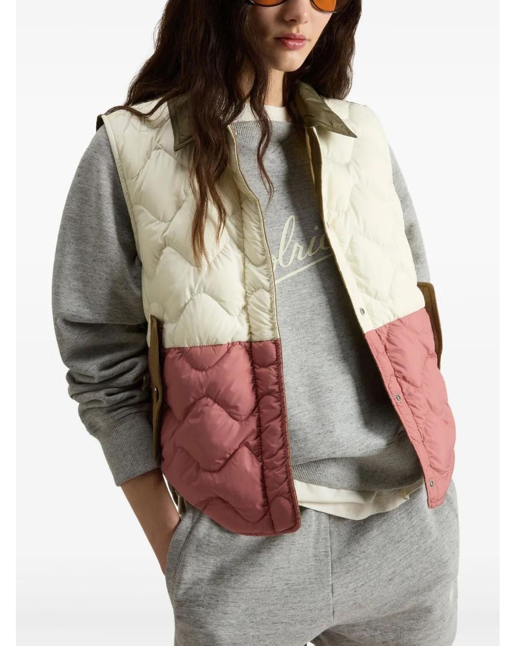 Woolrich White Heritage Vest