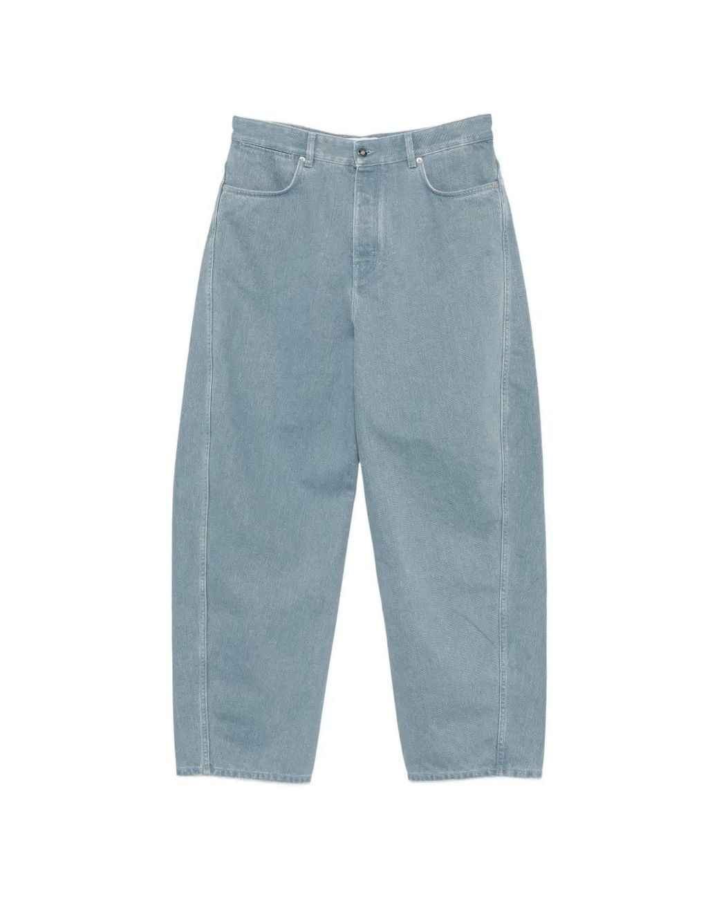 Givenchy Blue Couture Seam Jeans With Striped Reverse for men