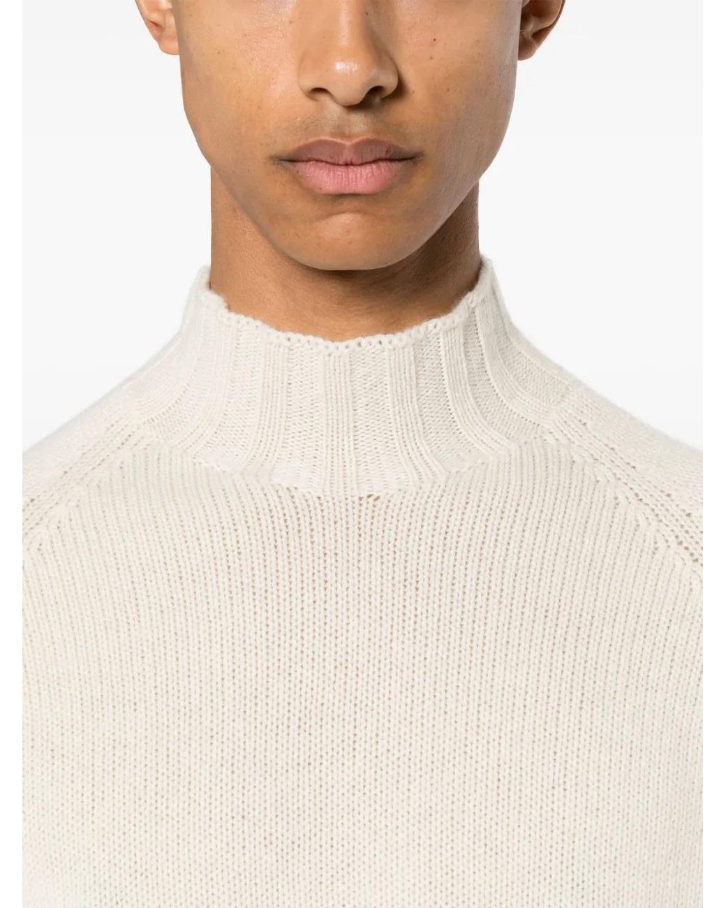 Tagliatore Natural Crew-Neck Cashmere Jumper for men