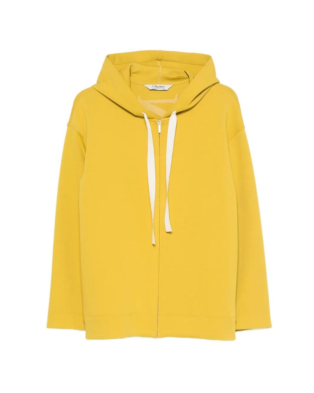 Max Mara Yellow Zip-Up Sweatshirt