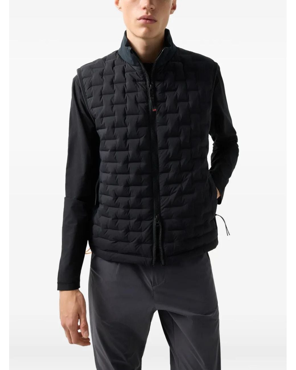 Bogner Fire + Ice Black Gabriel Quilted Gilet for men