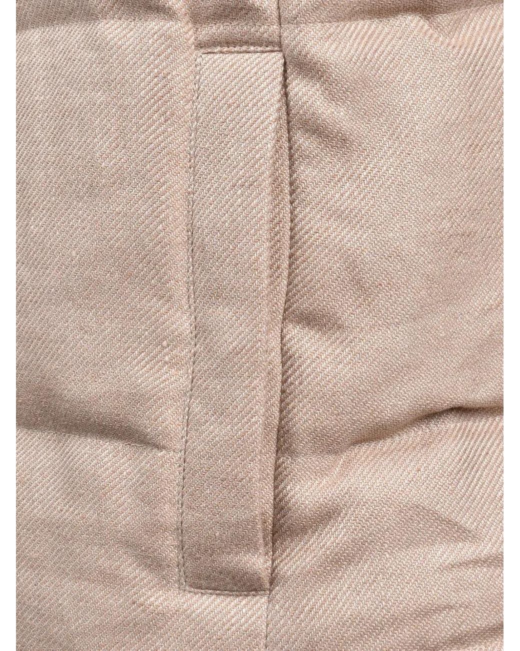 Brunello Cucinelli Natural Padded Button-Down Waistcoats for men