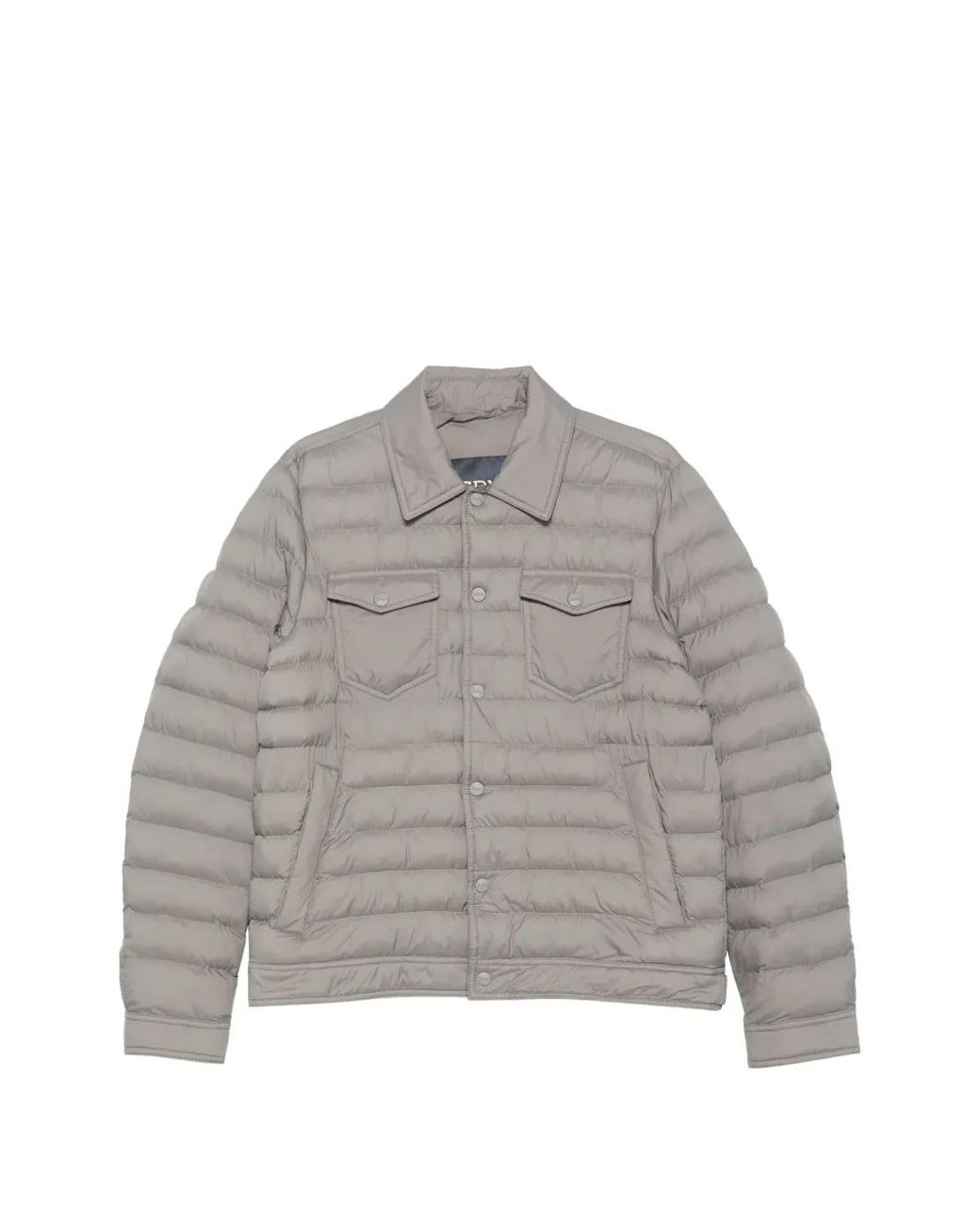 Chaqueta Con Bolsillo Con Botón Herno de hombre de color Gray