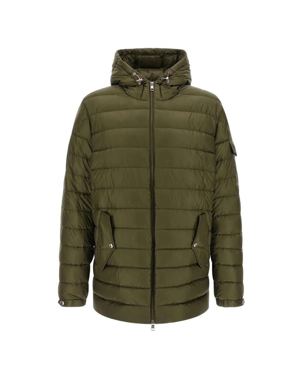 Moncler Green Manteau Oahu À Capuche Ajustable for men