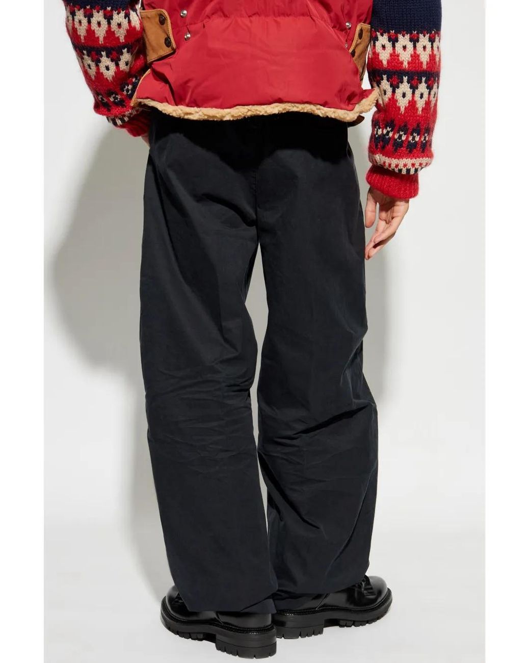 DSquared² Blue Distressed Pants for men