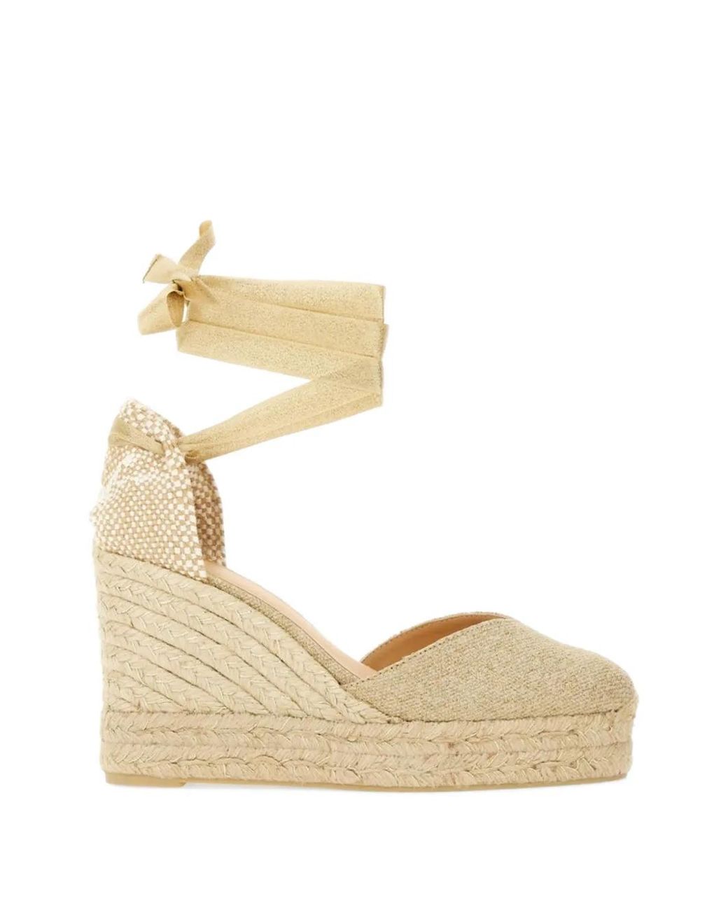 Castaner Metallic Chiara Heeled Espadrilles