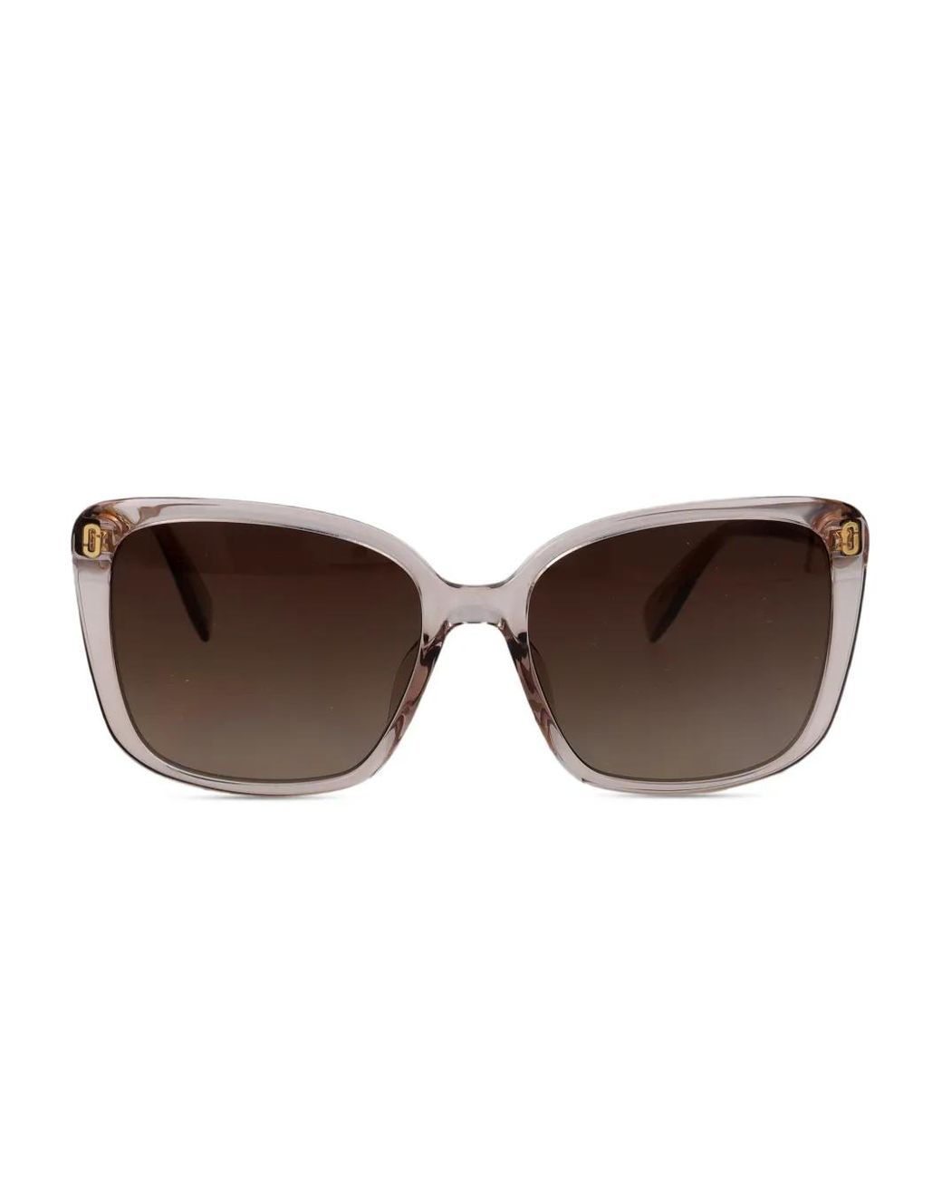 Marc Jacobs Brown Logo-Detail Sunglasses