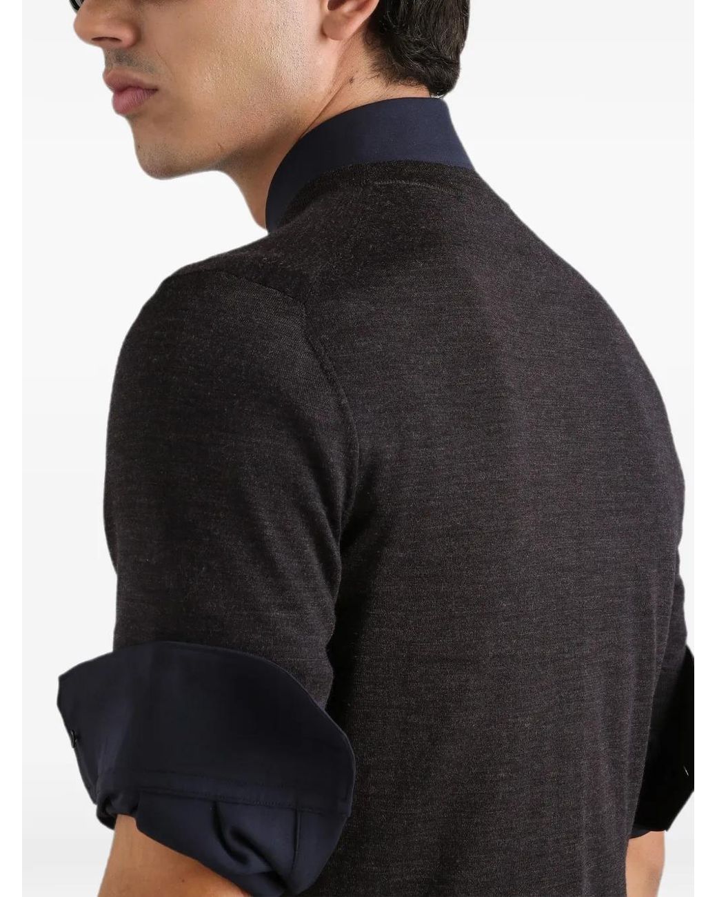 Dolce & Gabbana Black Cashmere Pullover for men