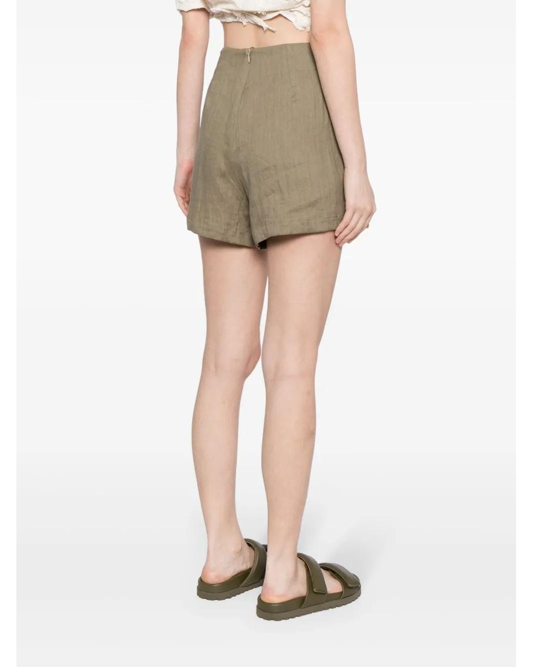 JBQ Natural Andi Linen Shorts