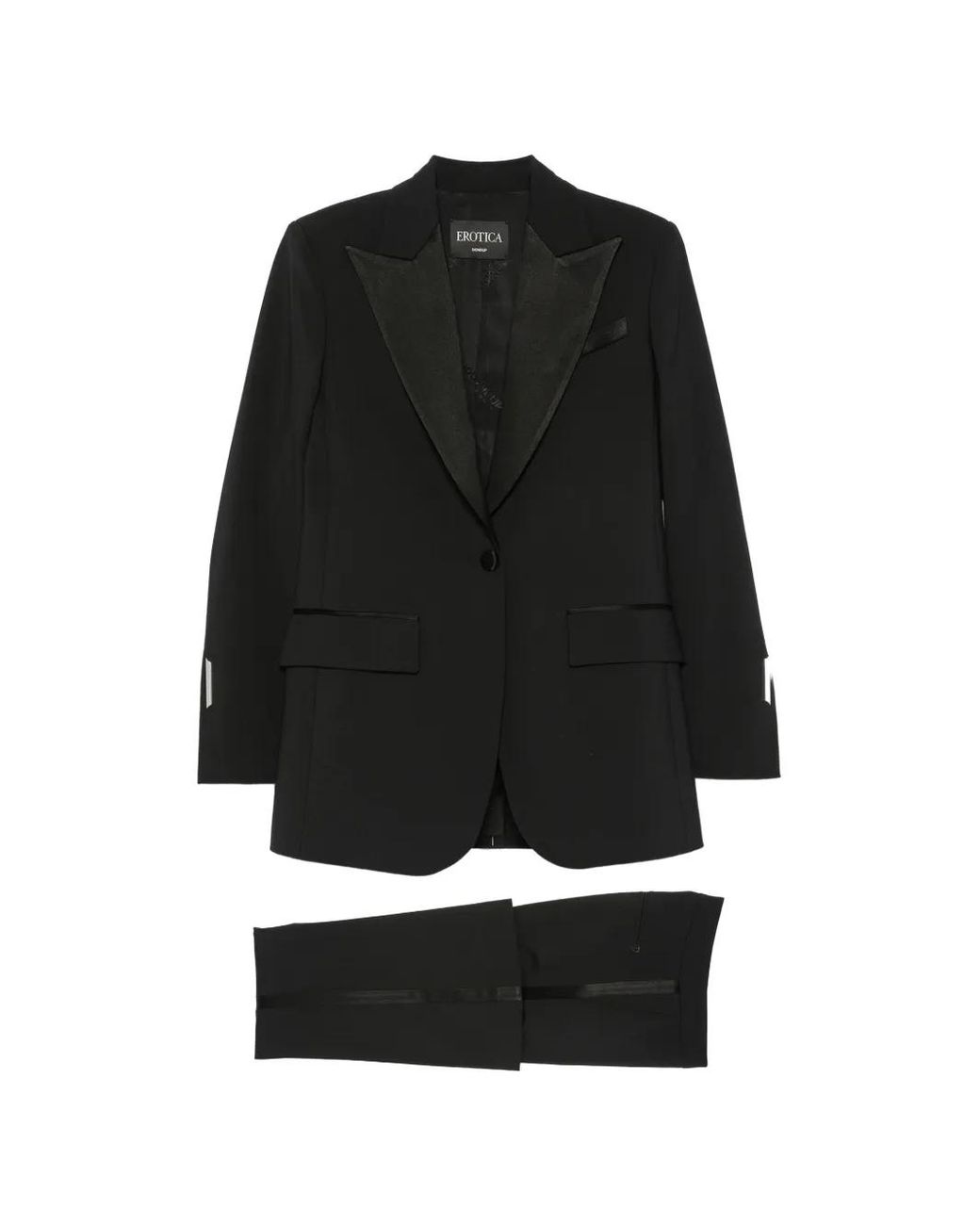 Dondup Black Single-Breasted Suit