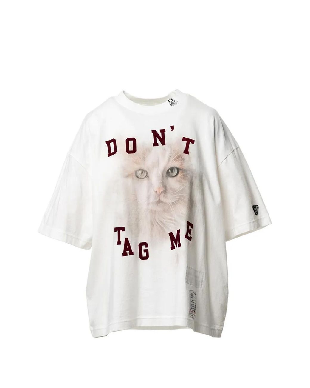 Maison Mihara Yasuhiro White Cat-Printed T-Shirt