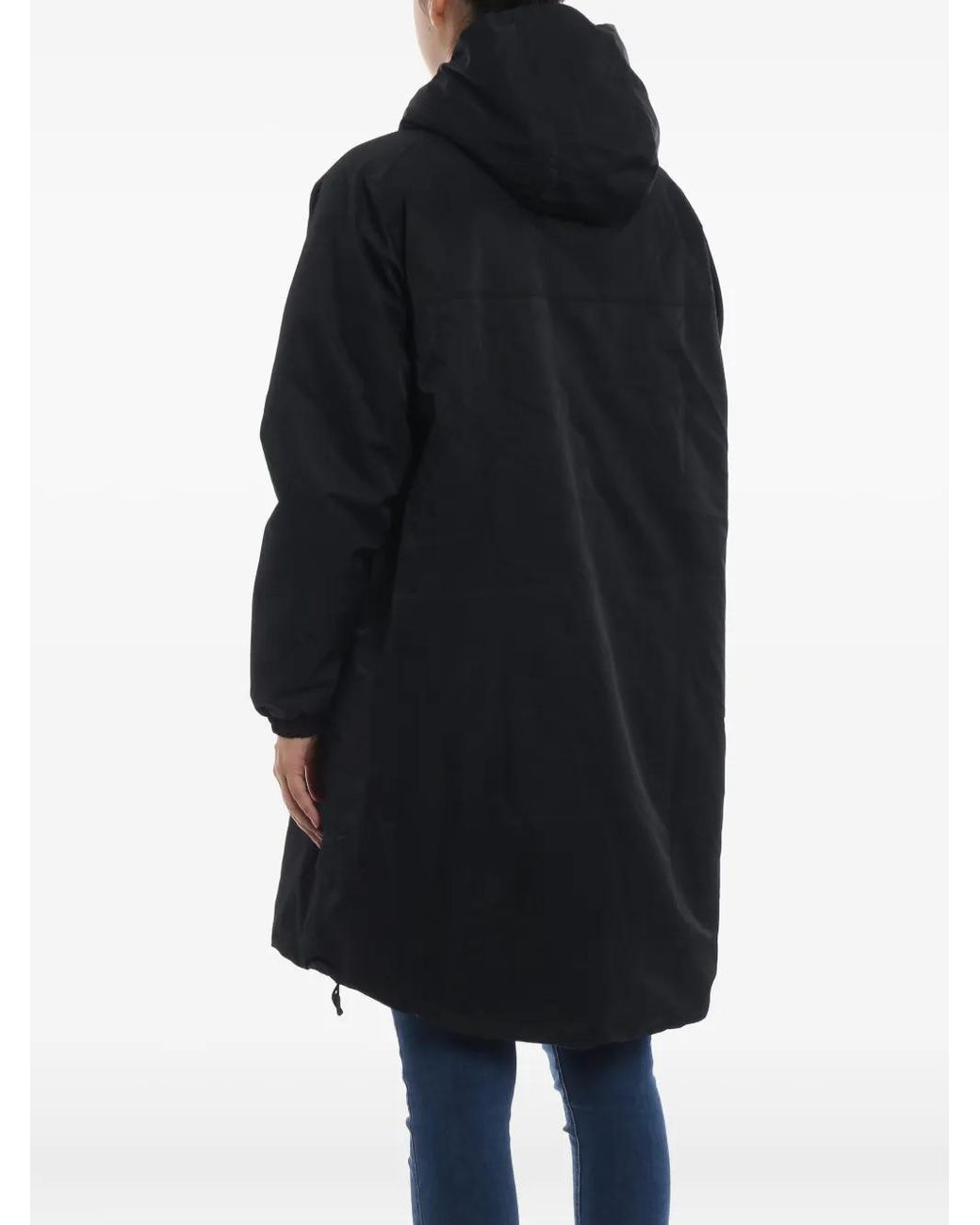 K-Way Blue Hooded Zipped Parka