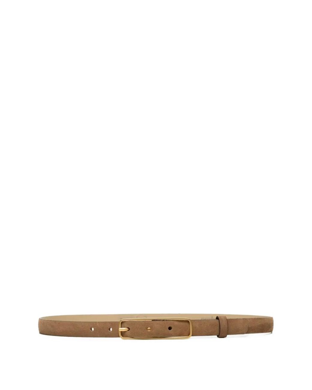 Poche Paris White Suede Belt