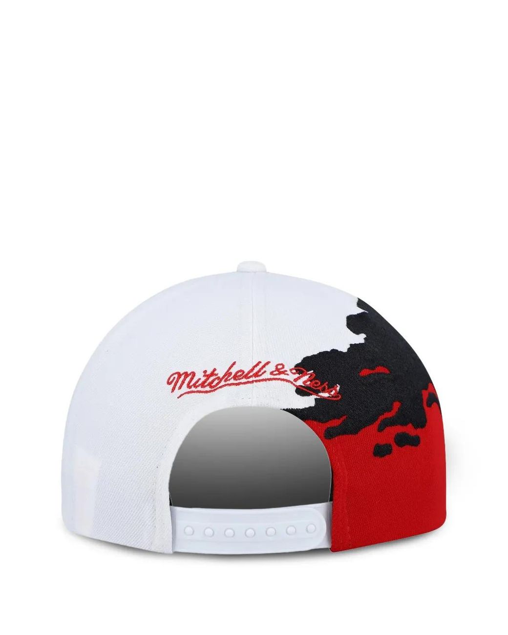 Mitchell & Ness Red X Ncaa Ohio State Buckeyes Paintbrush Snapback Cap for men