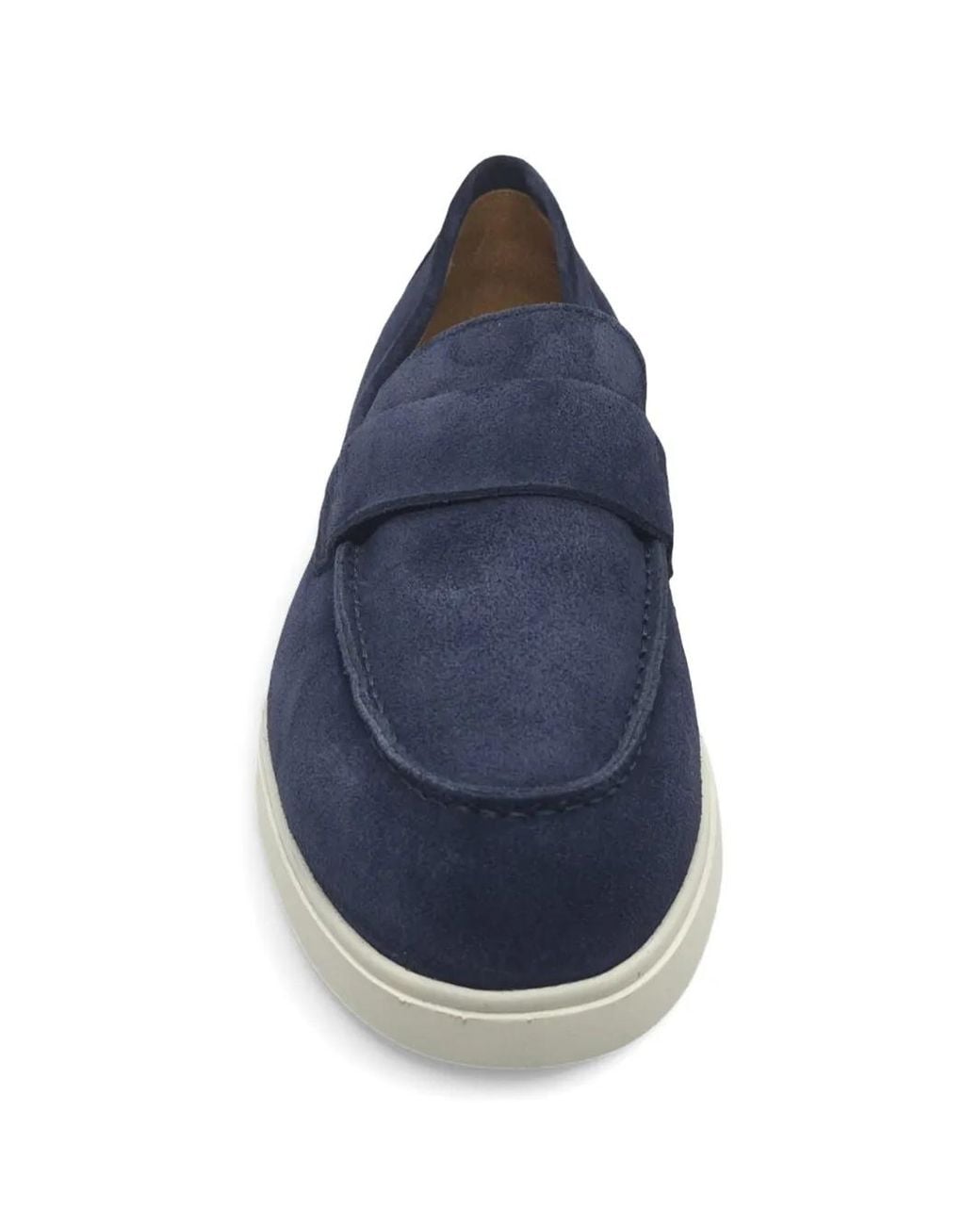 Neil Barrett Blue Mocassins À Entaille Penny for men