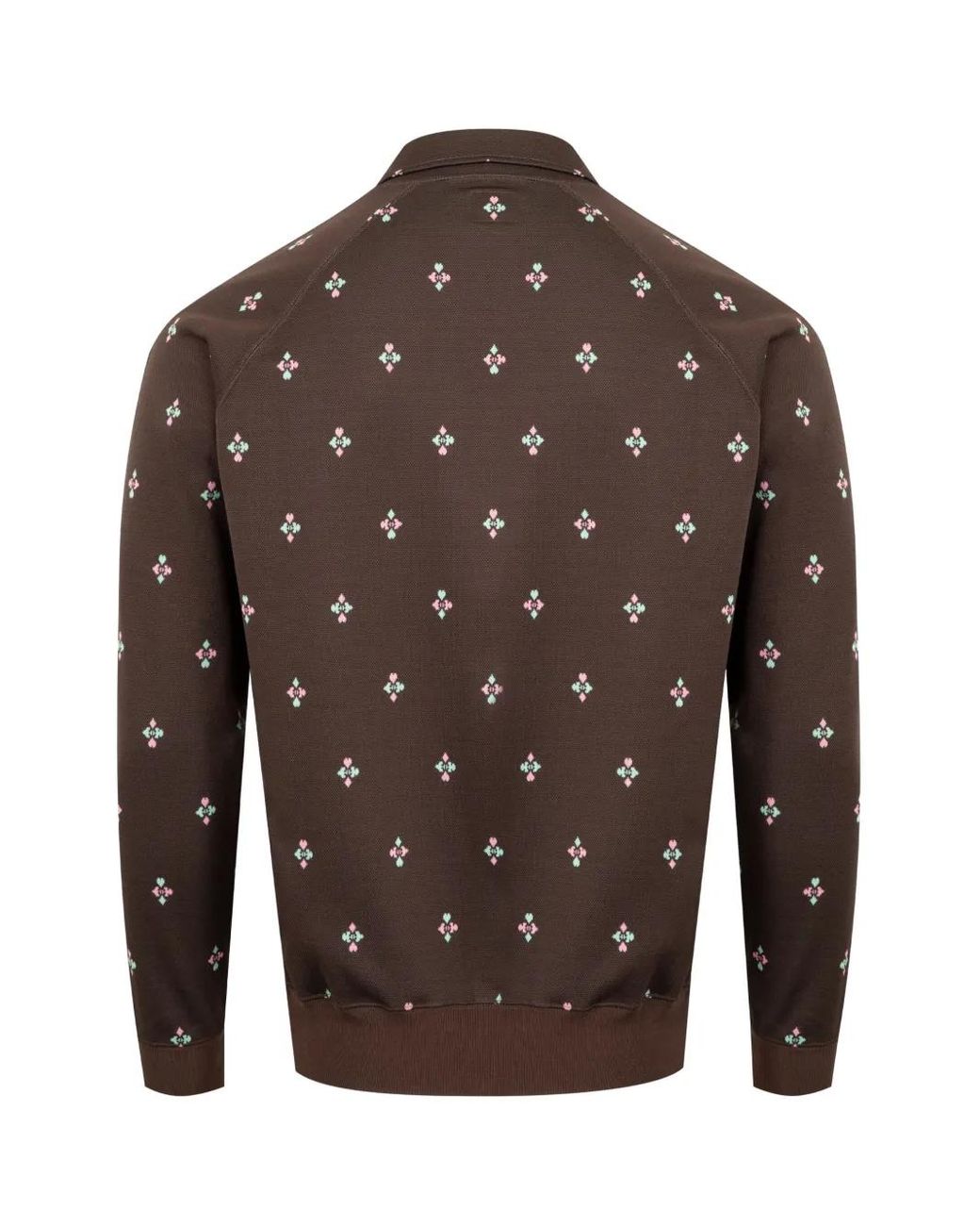 Needles Brown Pattern Sweatshirt for men